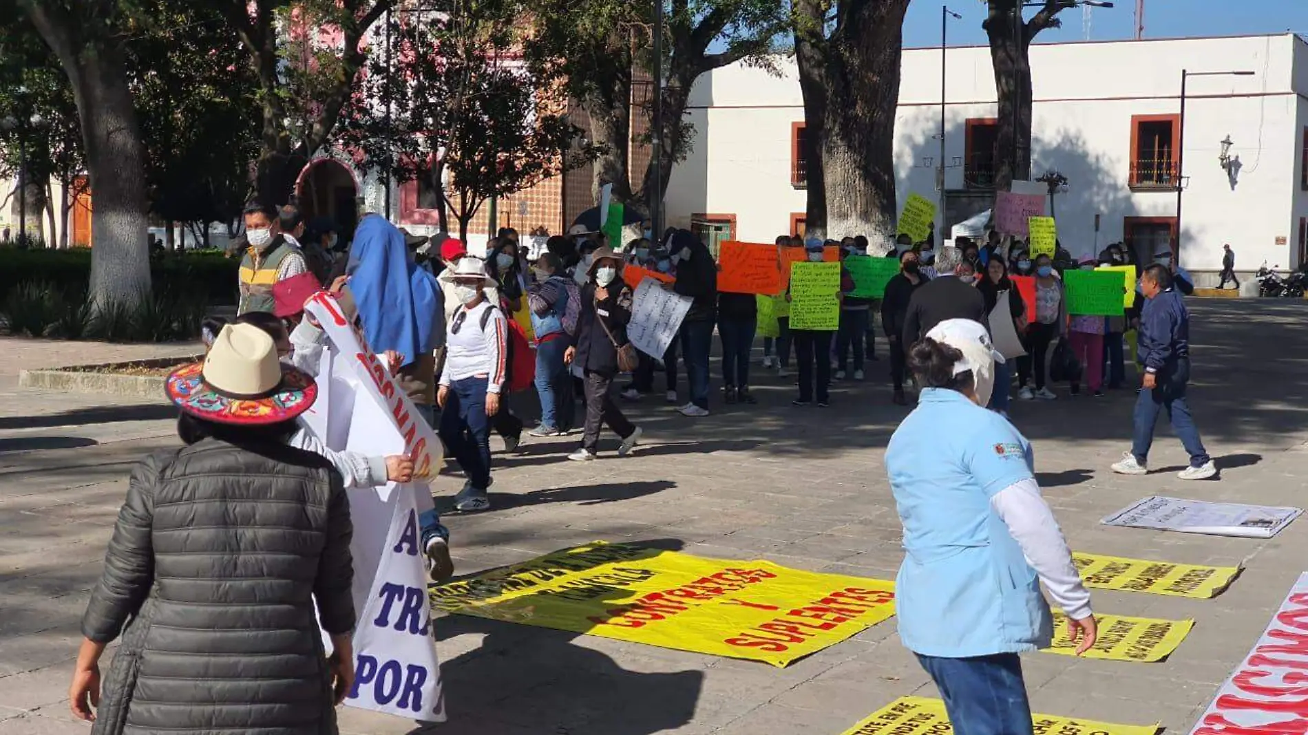 Marcha personal de salud